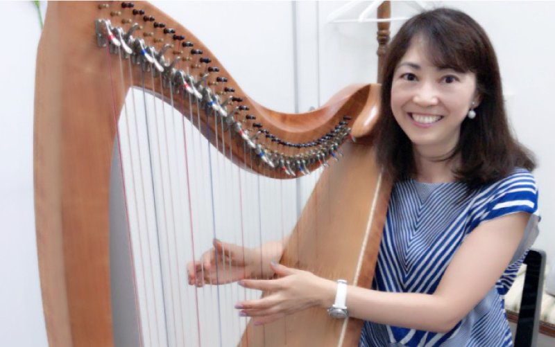 田辺由香里 ハープ