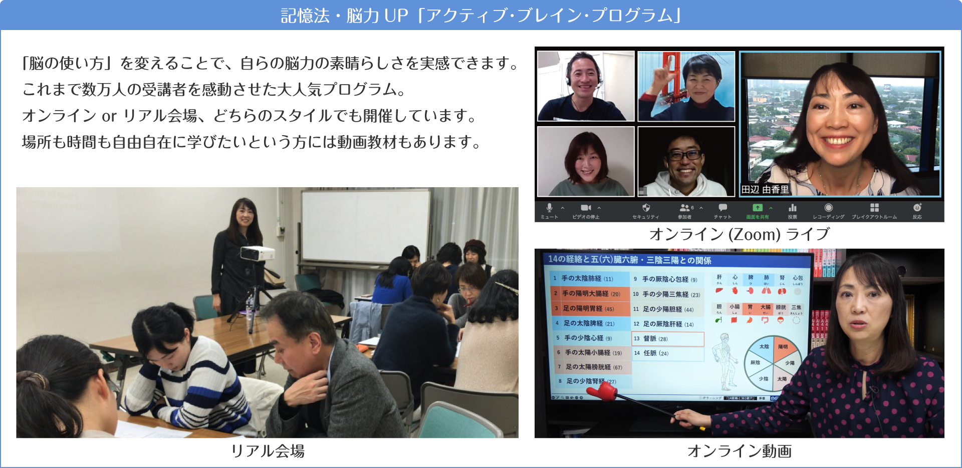 記憶法・脳力UP「アクティブ･ブレイン･プログラム」